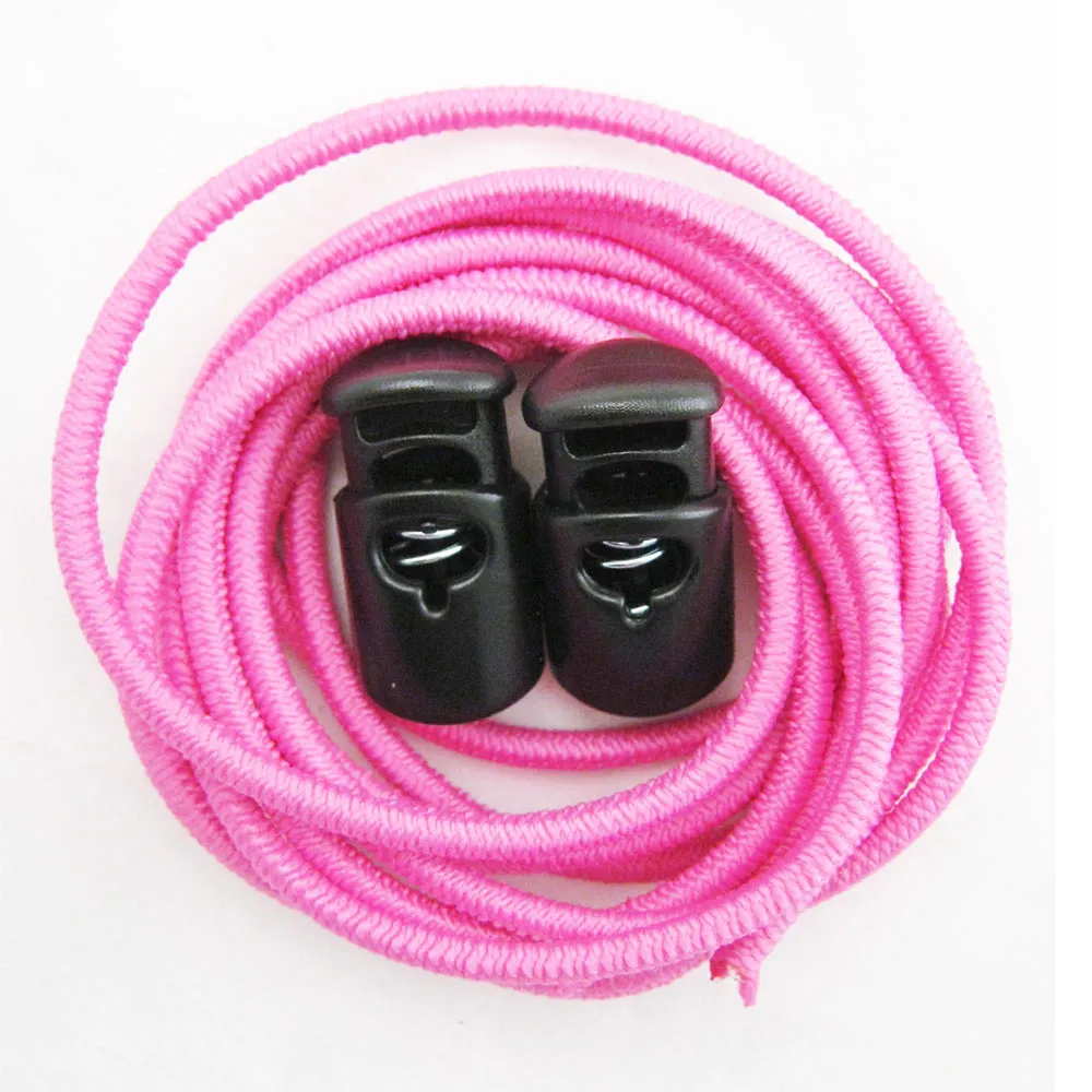 3 Pc No Tie Shoelaces Elastic Lock Running Shoe Laces Jogging Canvas Sneakers