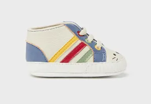 9694 Mayoral Baby Unisex Multi Striped Soft Bear Soled Sneakers