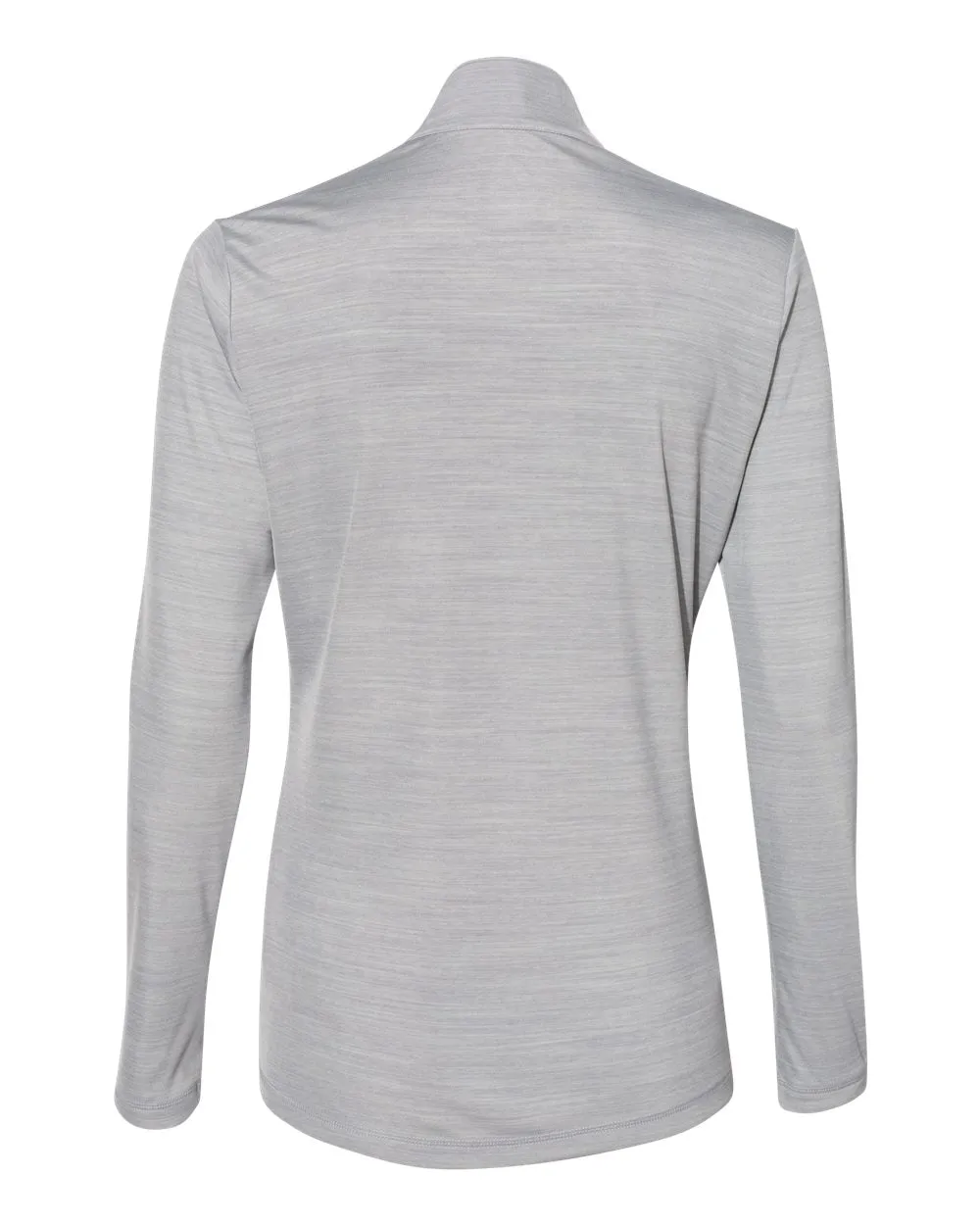 Adidas A476 Women's Lightweight Mélange Quarter-Zip Pullover
