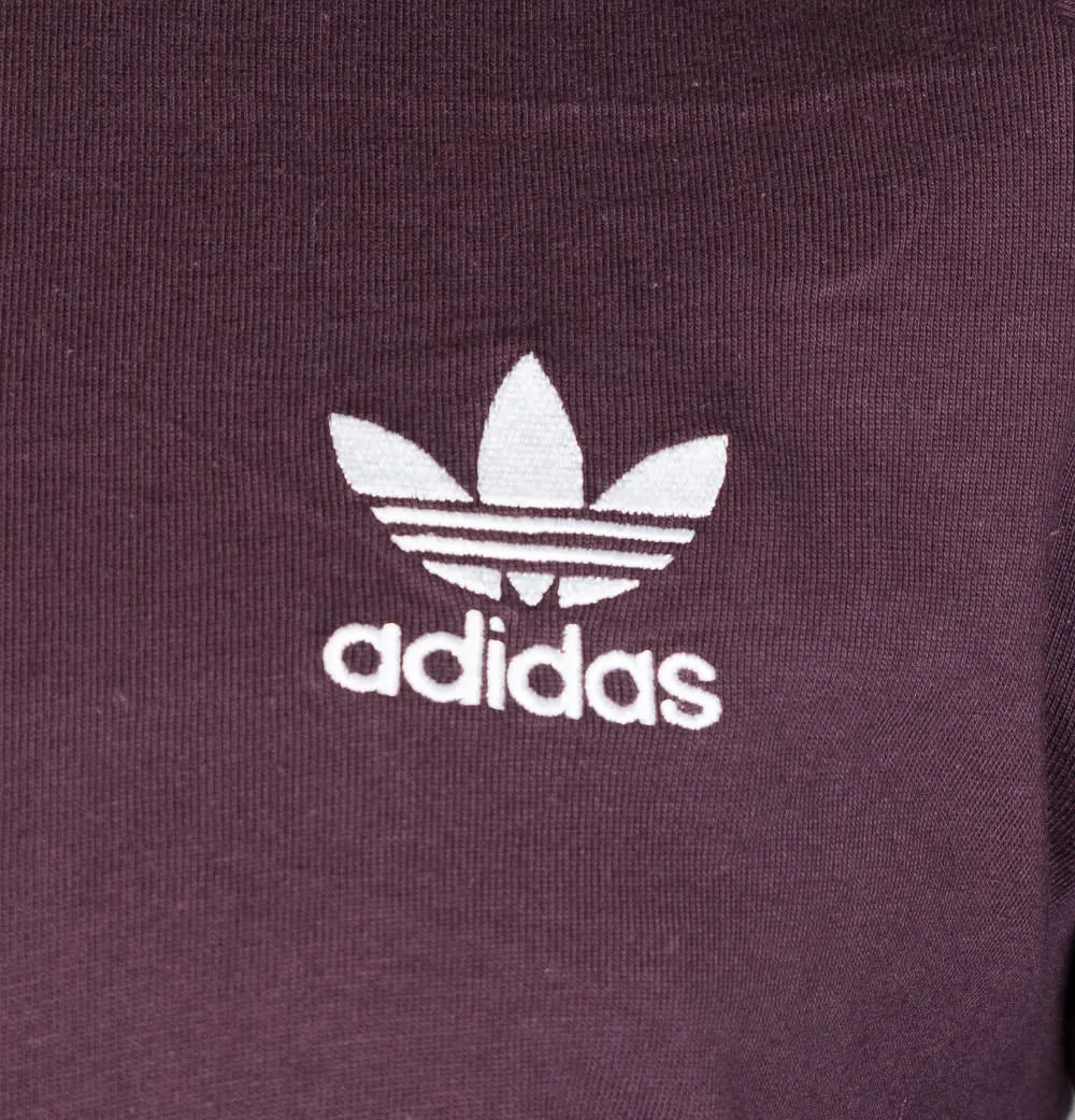 Adidas Adicolor 3-Stripes L/S T-Shirt Shadow Maroon