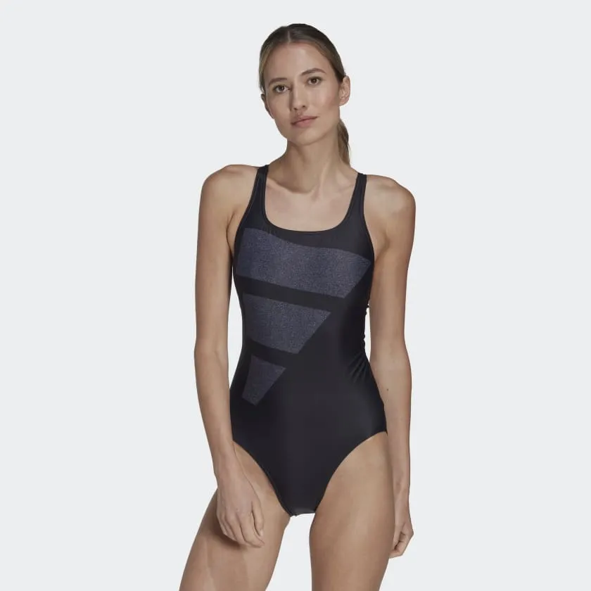 ADIDAS BIG BARS GRAPHIC SWIMSUIT - HR4381