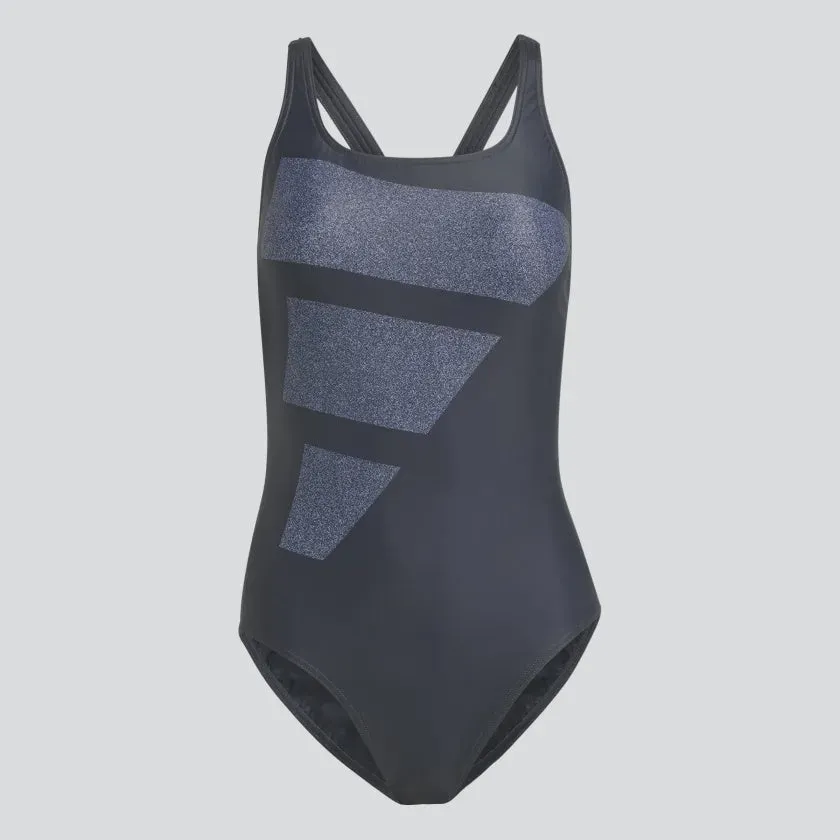 ADIDAS BIG BARS GRAPHIC SWIMSUIT - HR4381