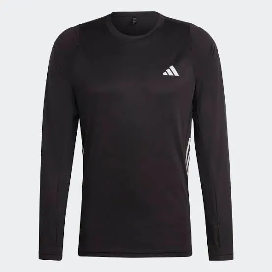 ADIDAS RUN ICONS 3-STRIPES LONG-SLEEVE TOP - HN8024