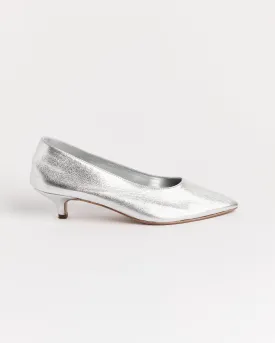 After Party Heel in Silver