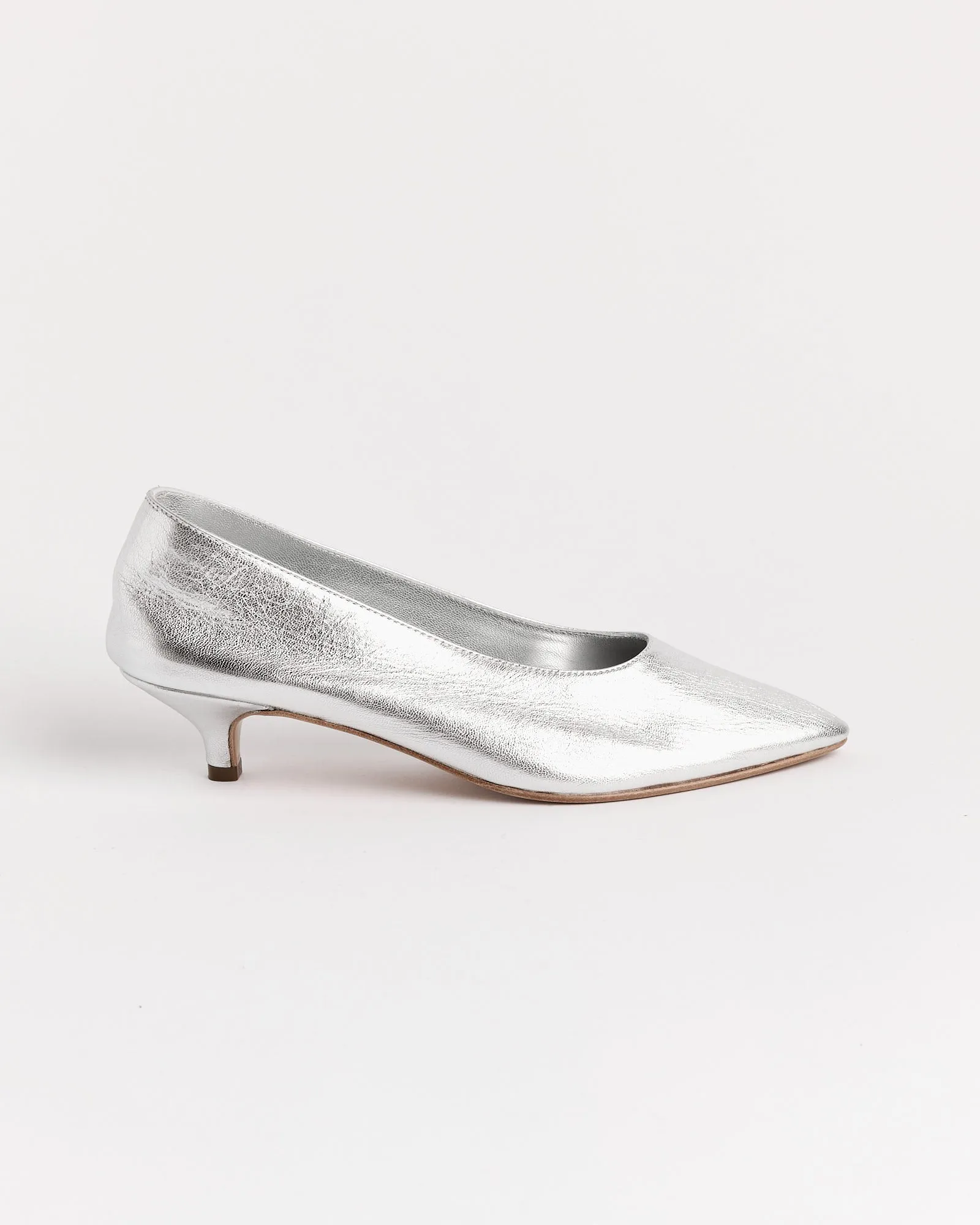 After Party Heel in Silver