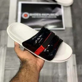 AJ Superr Play Slide (Black White)