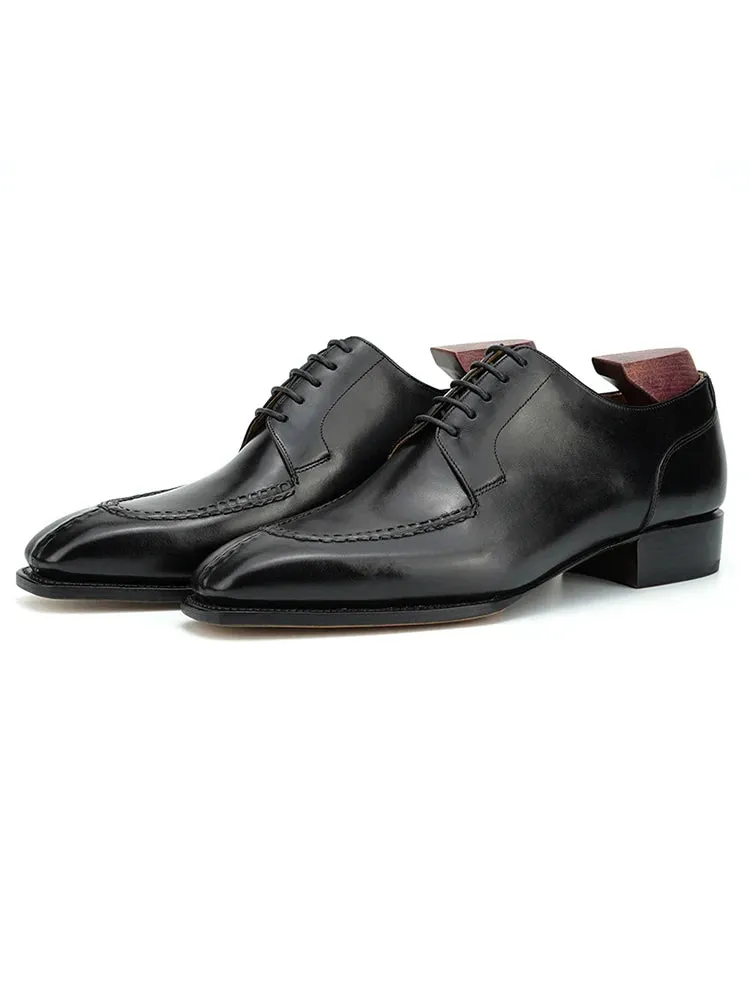Beveled Fiddle-Waist Shoes