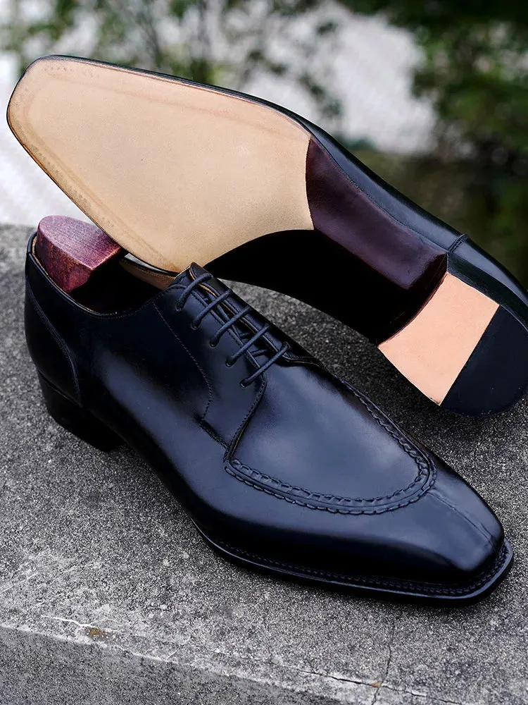 Beveled Fiddle-Waist Shoes