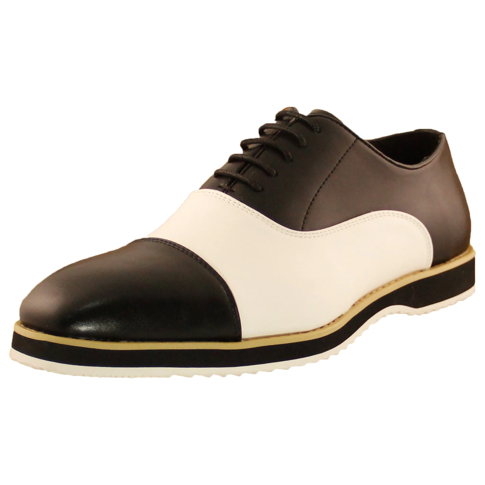 Black/White Amali Casual Oxford