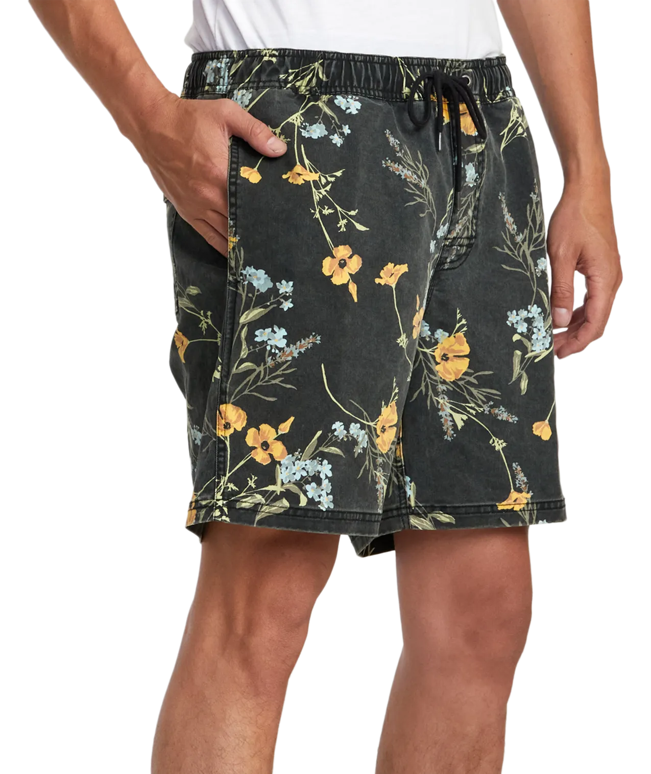 Escape Floral Walkshorts, Midnight