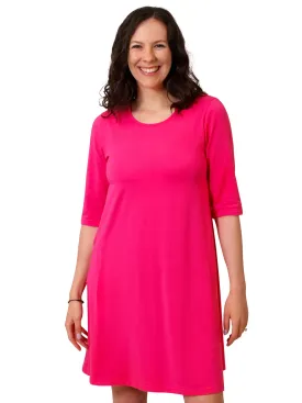Ethyl Swing Dress Hot Pink