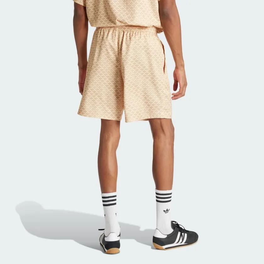 FASHION MONO SATIN SHORTS - Crystal Sand