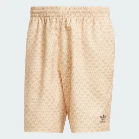 FASHION MONO SATIN SHORTS - Crystal Sand