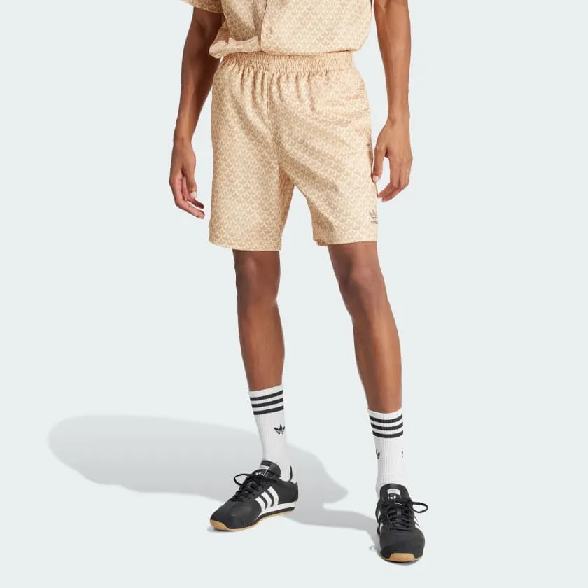 FASHION MONO SATIN SHORTS - Crystal Sand