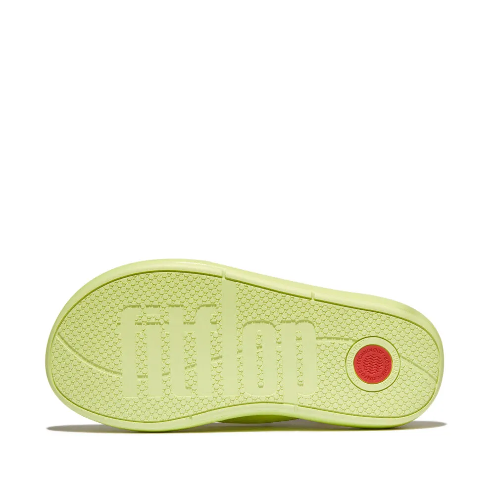 Fitflop IQushion D-Luxe x Roksanda Padded leather Flip Flops Lime