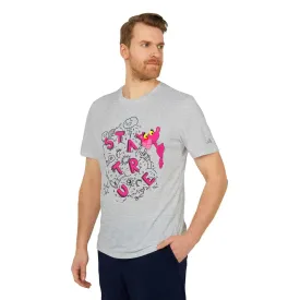 Funny Pink Panther Adidas® Unisex Sport T-shirt