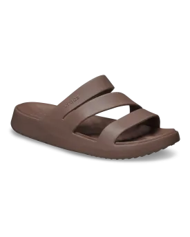 Getaway Strappy Sandals in Truffle