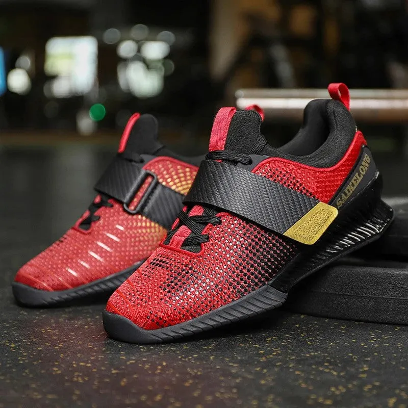 GPW Men's Powerlifting Squat Shoes with Stable Grip and Enhanced Support