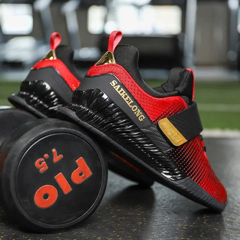 GPW Men's Powerlifting Squat Shoes with Stable Grip and Enhanced Support