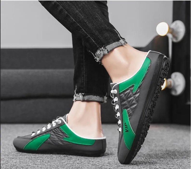 Green Half Casual Shoes for Men