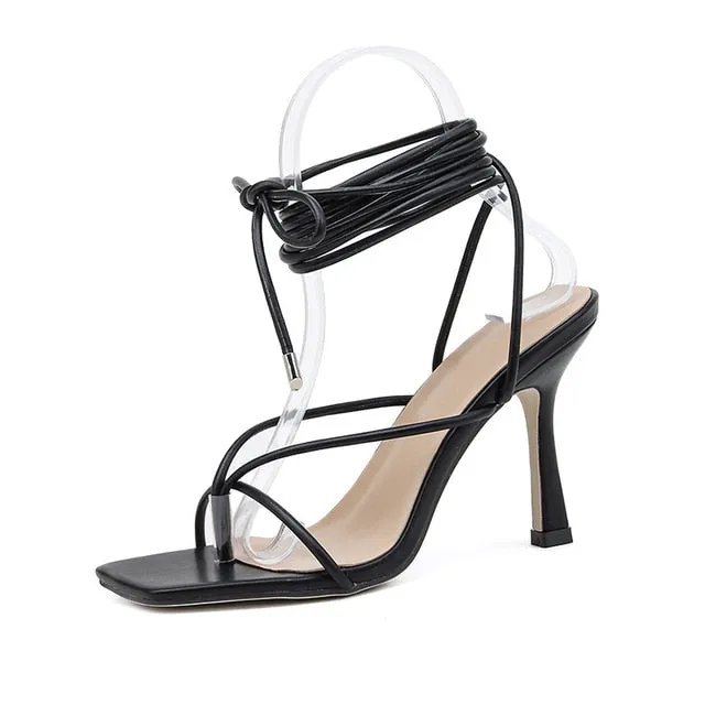 High Heels Strap Shoes