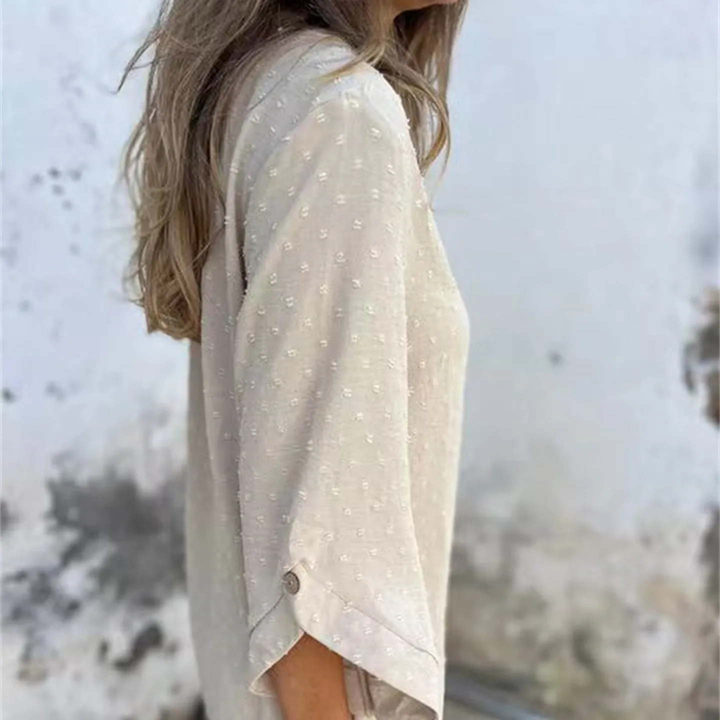 Limited Time 55% OFFWomen's Casual Round Neck Jacquard Top