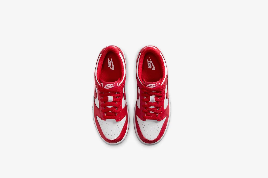 Nike Dunk Low 'White and University Red' (GS)