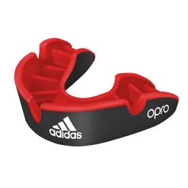 Opro  Junior And Adult Mouthguard Silver - Black