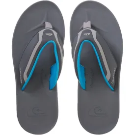 Quiksilver Mens Mathodic Recovery Flip Flops - Grey