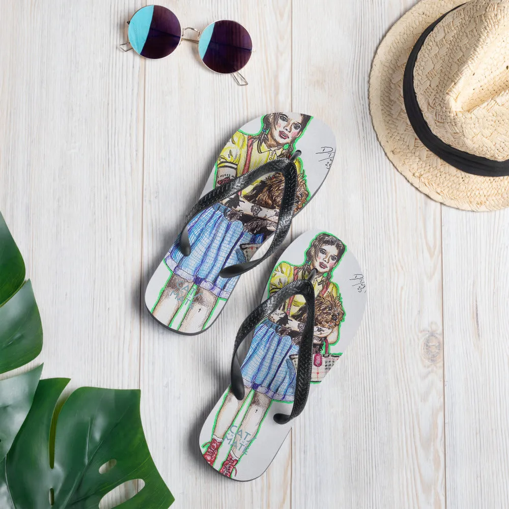 "CatsAndThatMate" "This Is Kansas" Dorothy Flip-Flops