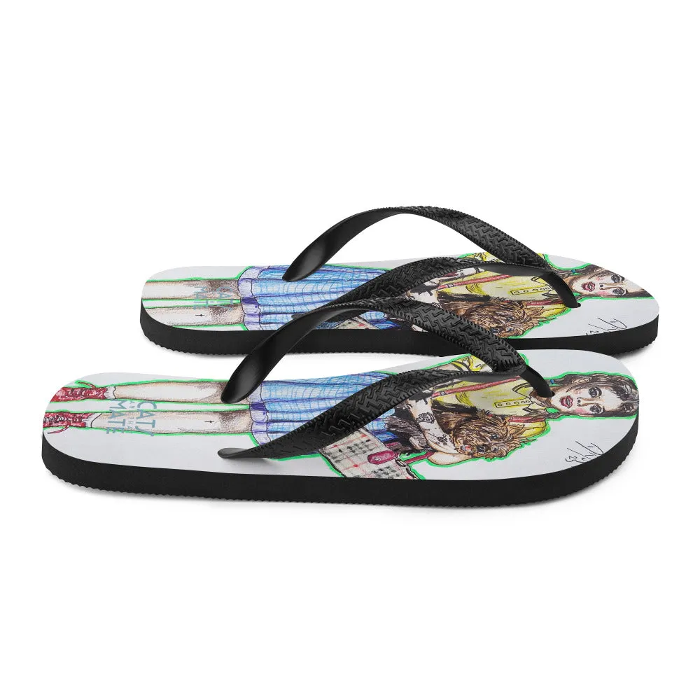 "CatsAndThatMate" "This Is Kansas" Dorothy Flip-Flops