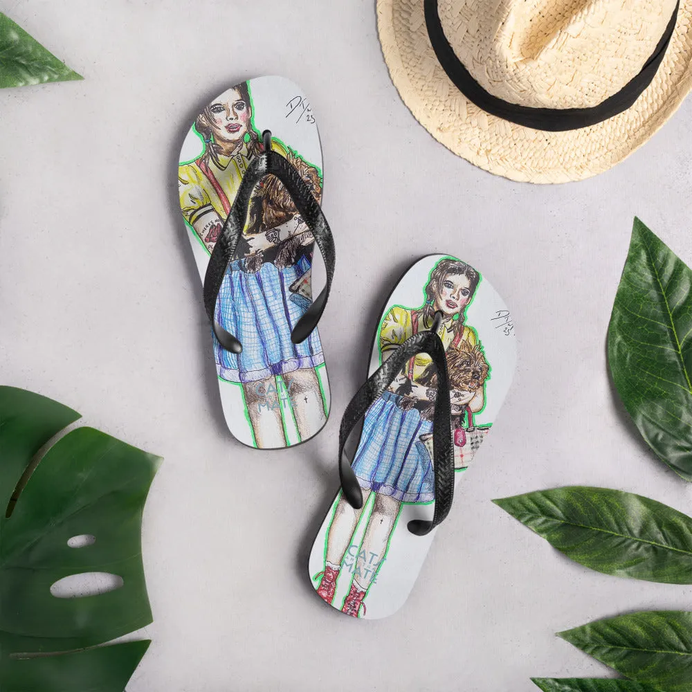"CatsAndThatMate" "This Is Kansas" Dorothy Flip-Flops