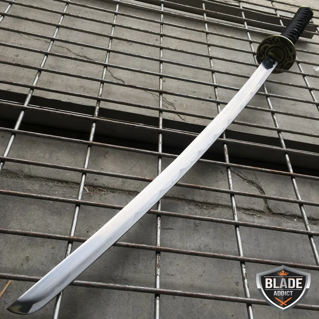 Samurai Sword KATANA High Carbon Steel Ninja Blade BLACK Dragon Tang