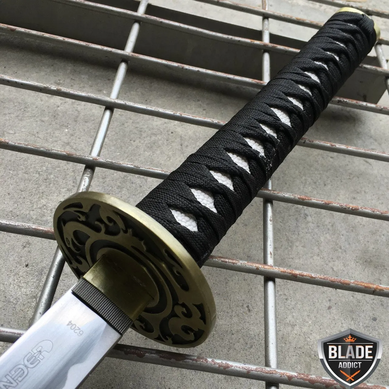 Samurai Sword KATANA High Carbon Steel Ninja Blade BLACK Dragon Tang