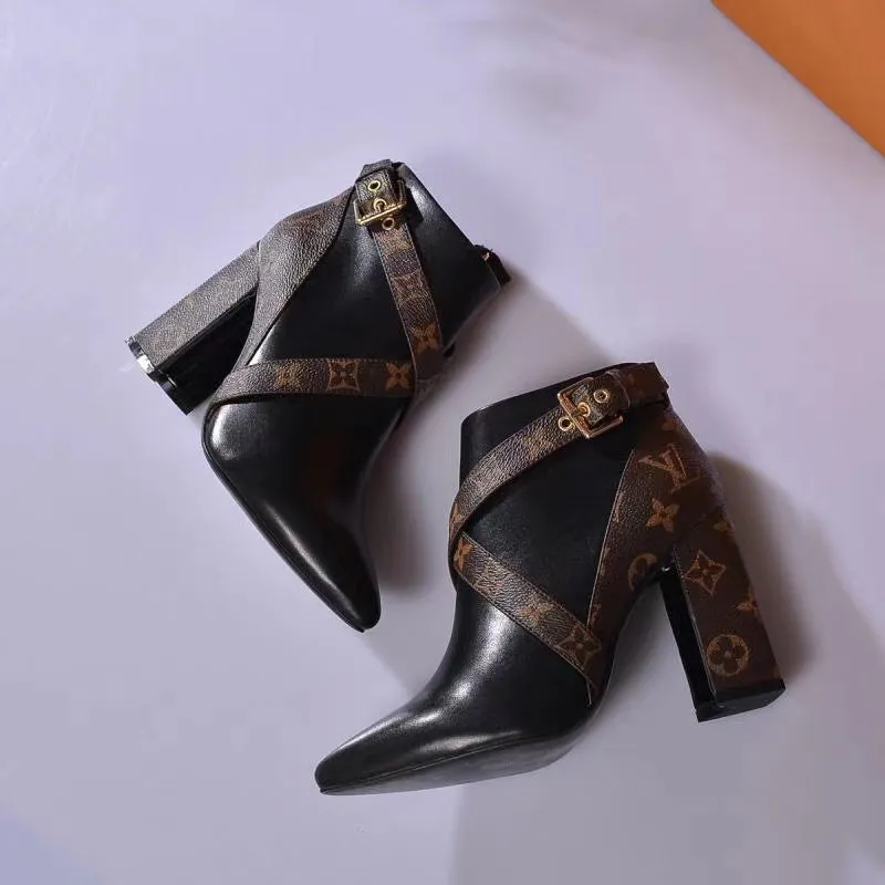 SE537 Size5-11  Heels:9.5cm Material: Cowhide  Lining: Sheep skin