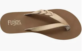 Serenity Champagne Sandals By Flojos