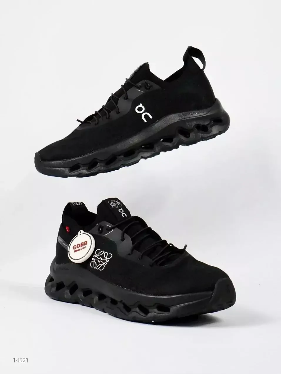 Sneakers On Running Cloudtilt LOEWE Allblack Sepatu Olahraga Authentic