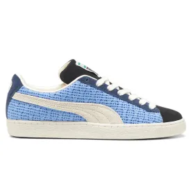Suede Crochet Lace Up Sneakers