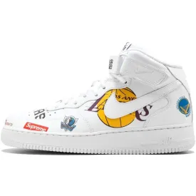 Supreme x NBA x Air Force 1 Mid 07 'White'