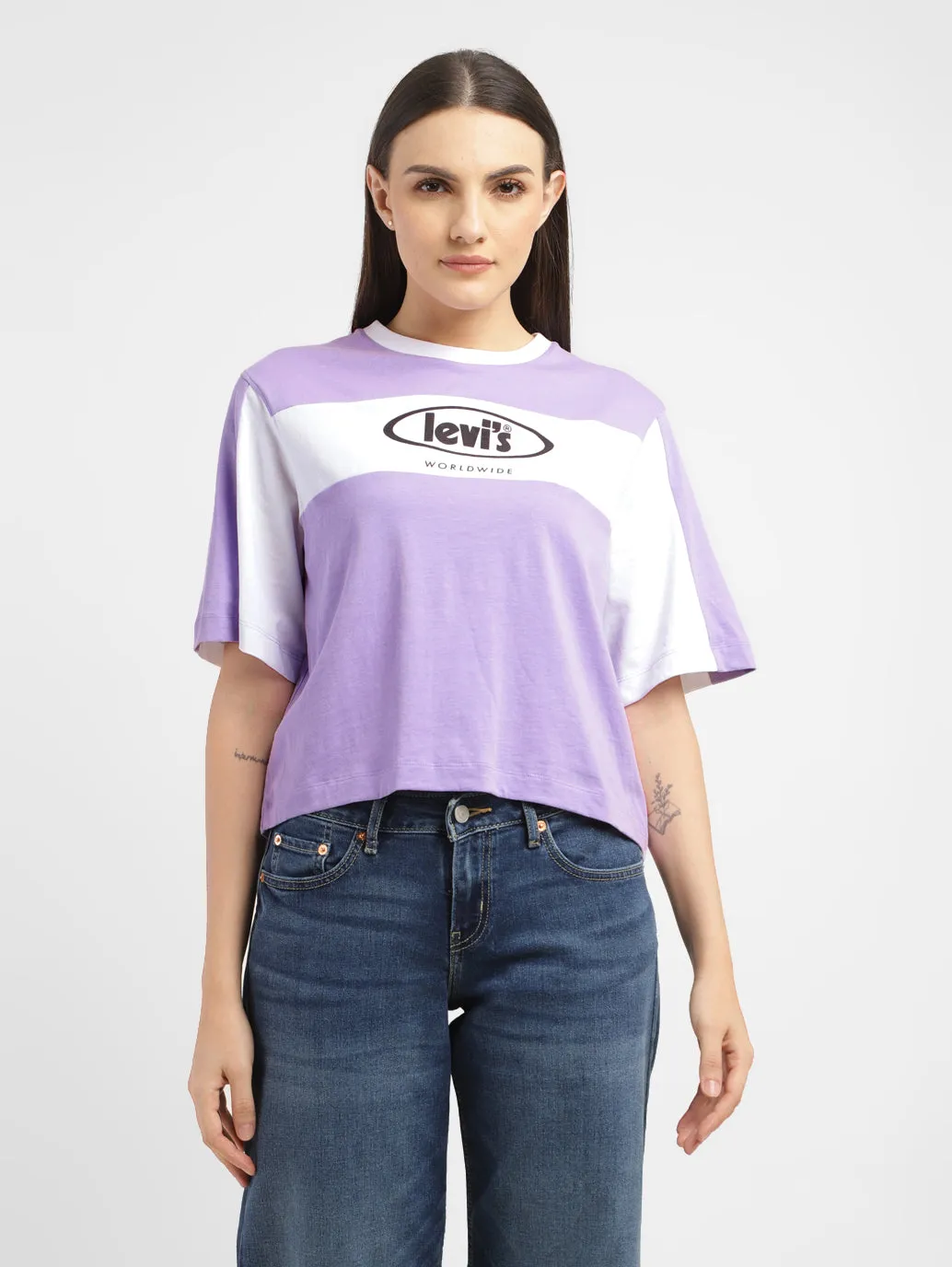 Women's Brand logo  T-shirt