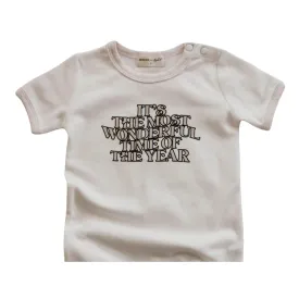 Wonderful Time Tee - Natural