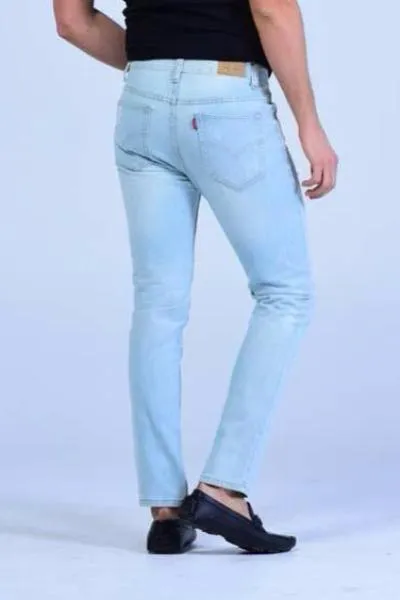 YYS Brand ripped jean - Washed Blue